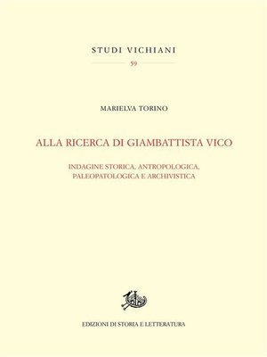 cover image of Alla ricerca di Giambattista Vico